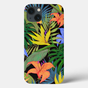 トロピカルハワイアロハフラワーグラフィック iPhone 13ケース