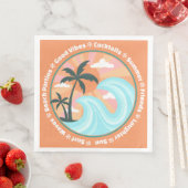 トロピカルハワイアンアイランドパームツリーズグッドビベス (インサイチュ)