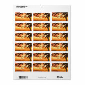 トロピカルハワイアンアイランドビーチサンセット ラベル (フルシート)