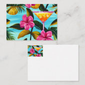 トロピカルハワイアンノートカード ノートカード (正面/裏面)