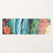 トロピカルハワイアンビーチ&マウンテンズヨガマット ヨガマット (正面(横))