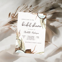 トロピカルハワイアンフローラ&ココナッツブライダルシャワー