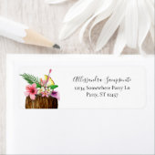 トロピカルハワイアンフローラ&ココナッツリターンアドル ラベル (インサイチュ)