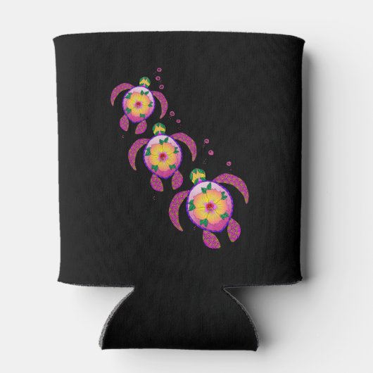 トロピカルハワイアンホヌウミガメ 缶クーラー (裏面)