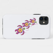 トロピカルハワイアンホヌウミガメ Case-Mate iPhoneケース (裏面(横))