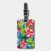 トロピカルハワイアンラゲッジタグ ラゲッジタグ (正面縦)