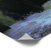 トロピカルハワイアン滝 ポスター (角)