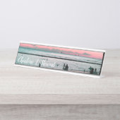 トロピカルハワイビーチデスクネームプレート デスクネームプレート (正面)