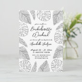 トロピカルハンドドロービーチバチェロレッテ 招待状 (スタンド正面)