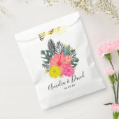 トロピカルハンドドロー結婚ドハワイ フェイバーバッグ (封をした状態)