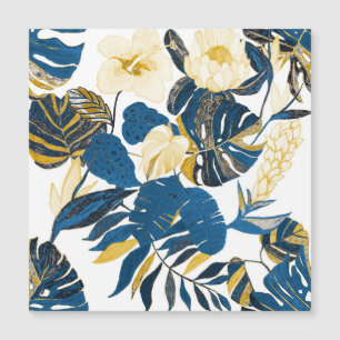 トロピカルハンドドロー：クリエイティブシームレスパターン