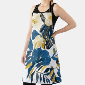 トロピカルハンドドロー：クリエイティブシームレスパターン エプロン (インサイチュ)