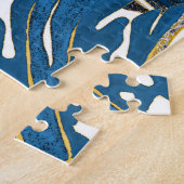 トロピカルハンドドロー:クリエイティブシームレスパターン ジグソーパズル (側面)