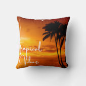 トロピカルバイブズダブルサイドクッション クッション (裏面)