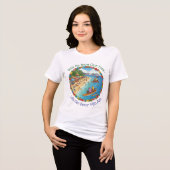 トロピカルバケーションの夢 トライブレンドTシャツ (正面全面)