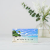 トロピカルバケーショントラベルエージェント 名刺 (スタンド正面)