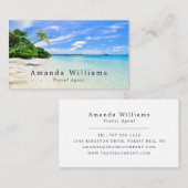 トロピカルバケーショントラベルエージェント 名刺 (正面/裏面)