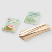 トロピカルバケーションパイナップルハイビスカスウェディングパーティー ハンドファン (組立なし)