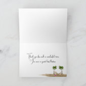 トロピカルバケーションビーチサンキューユー カード (内部)