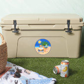 トロピカルバケーションビーチライフ シール (クーラー)