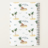 トロピカルバケーションビーチ ノートブック (裏面)