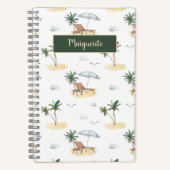 トロピカルバケーションビーチ ノートブック (正面)