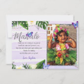 トロピカルバタフライマハロサンキューカード サンキューカード (正面)