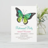トロピカルバタフライリタイアメントパーティの招待状 招待状 (スタンド正面)