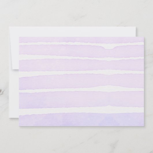 トロピカルバタフライ誕生日招待状 招待状 (裏面)