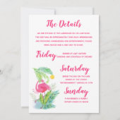 トロピカルバチェロレッテウィークエンドゲートウェイ 招待状 (裏面)