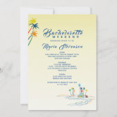 トロピカルバチェロレッテウィークエンド 招待状 (正面)