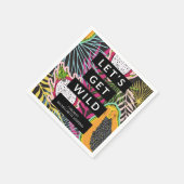 トロピカルバチェロレッテワイルド スタンダードカクテルナプキン (角)