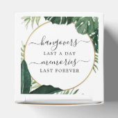 トロピカルバチェロレットパーティーハングオーバーサバイバルキット フェイバーボックス (上部)