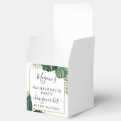 トロピカルバチェロレットパーティーハングオーバーサバイバルキット フェイバーボックス (オープン)