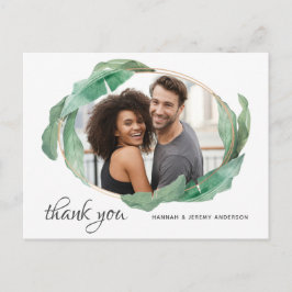 トロピカルバナナのに感謝葉 ポストカード