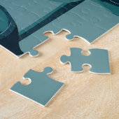 トロピカルバナナスモンステラ：ファッショナブルなシームレス。 ジグソーパズル (側面)