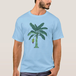 トロピカルバナナツリー グラフィックTシャツ | ミニマリスト Tシャツ