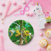 トロピカルバナナパームツリーセントオーガスティンフロリダ ペーパープレート (パーティー)