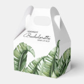 トロピカルバナナリーフブライズメイドパーティー フェイバーボックス (裏面サイド)