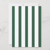 トロピカルバナナリーフ/ストライプベビーシャワー 招待状 (裏面)