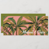 トロピカルバハマが日付カードを保存 セーブザデート (正面/裏面)