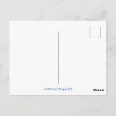 トロピカルバハマサンセットパラダイスビーチ ポストカード (裏面)