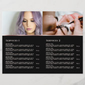 トロピカルバラサービスメニューカタログ (裏面)