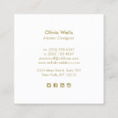 トロピカルバラ金ゴールドパームツリー コーリングカード (裏面)