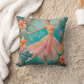 トロピカルバレリーナ枕 クッション (ブランケット)