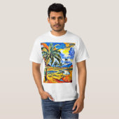 トロピカルバレー Tシャツ (正面フル)