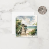 トロピカルバンガロービーチハウス ノートカード (正面/裏面インサイチュ)