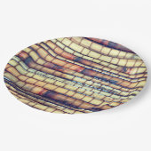 トロピカルバンブーディナーパーティー紙プレート ペーパープレート (アングル)