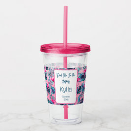 トロピカルバースデーアクリルタンブラーにお会いしましょう アクリルタンブラー