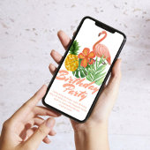 トロピカルバースデーパーティー 招待状